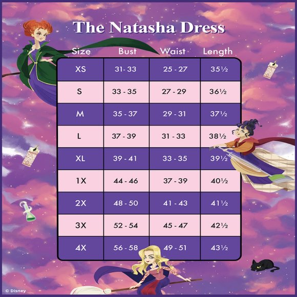 Stitch Shoppe Hocus Pocus Sunset Sanderson Sisters Natasha Dress Size XL - Picture 10 of 12